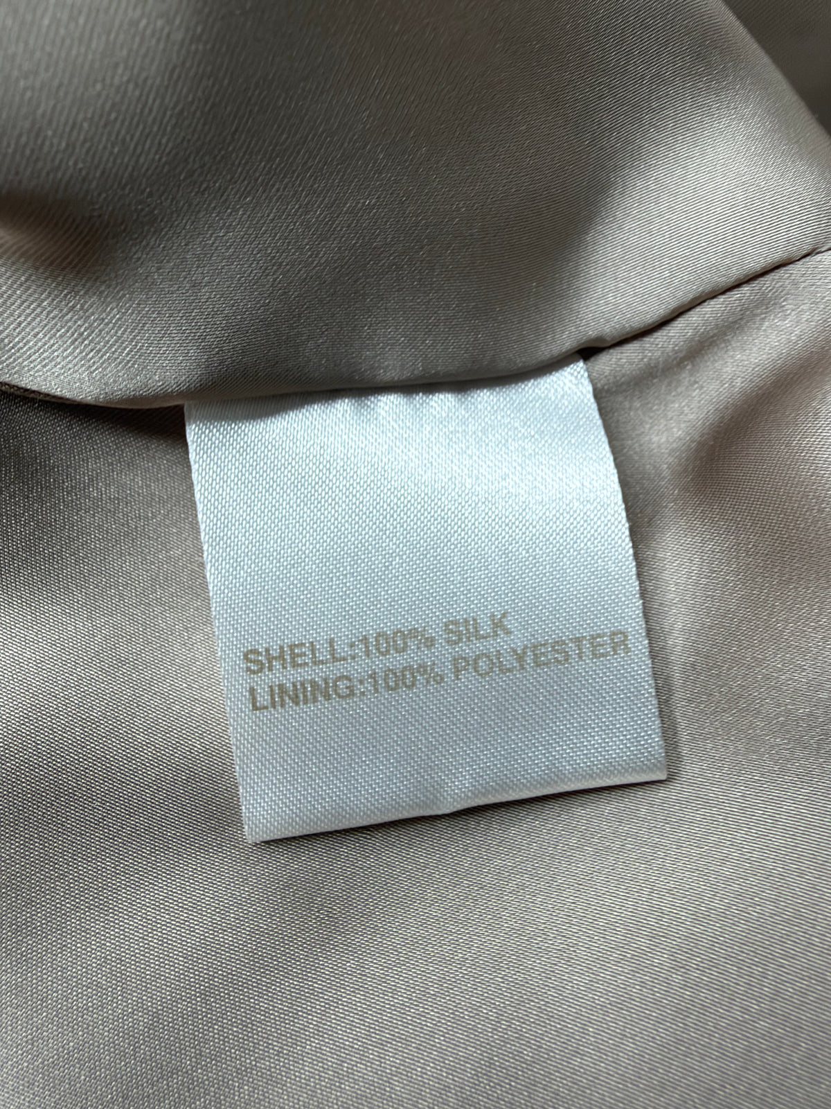 Kachel Silk Beaded Taupe Dress -  AU10