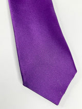 Kenzo Purple Satin Silk Tie