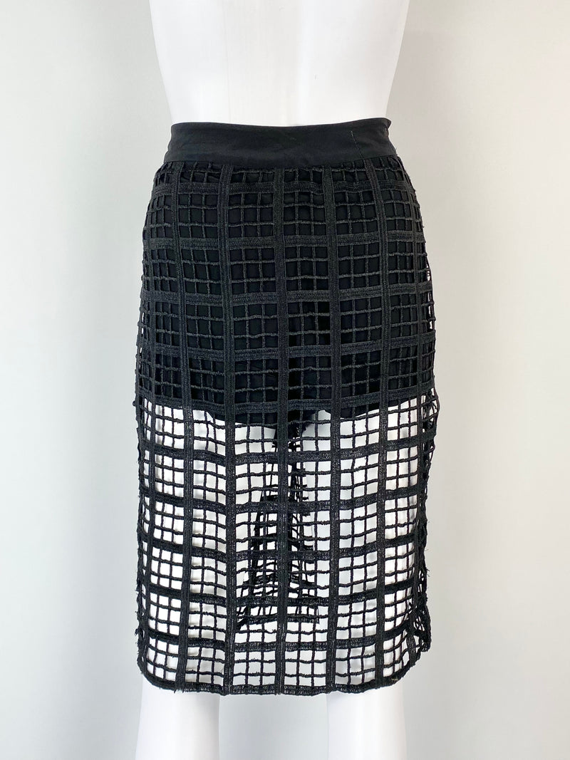 Ermanno Clothing Black Lace Skort - AU10