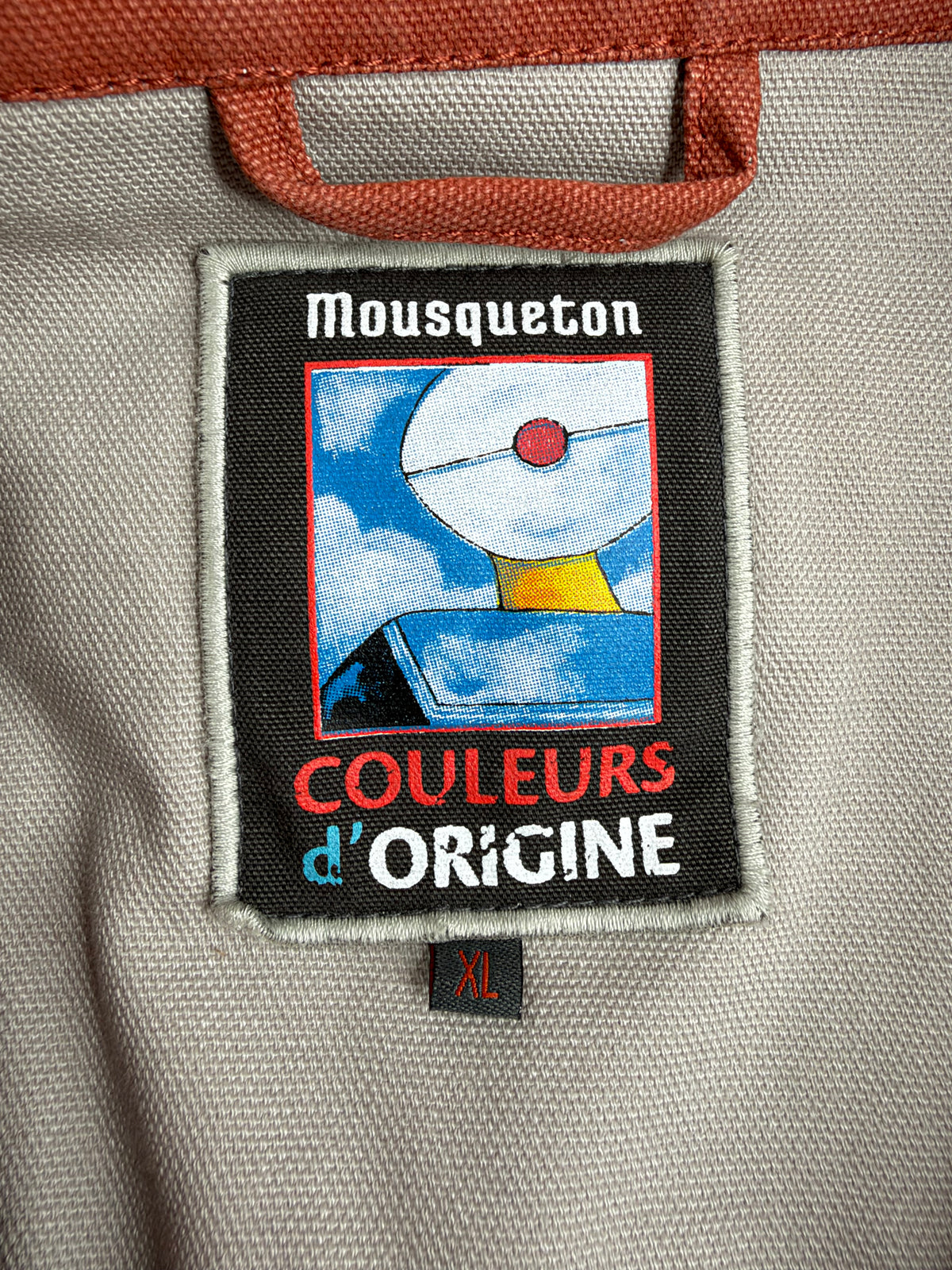 Mousqueton 'Couleurs d'Origine' Burnt Sienna Canvas Fisherman Style Coat - XL