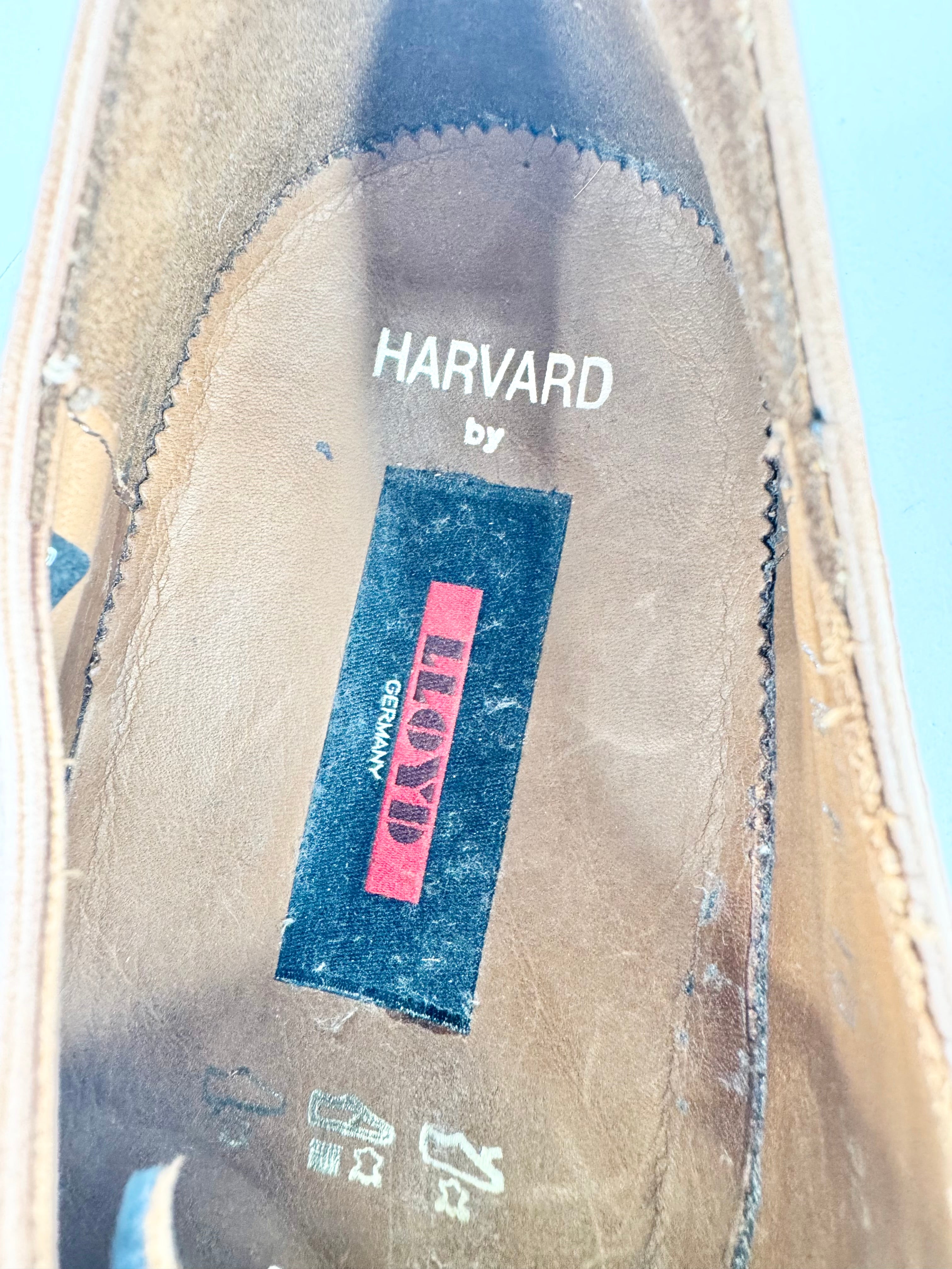 Harvard by Lloyd Germany Dark Tan Textured Lace Ups - EU41