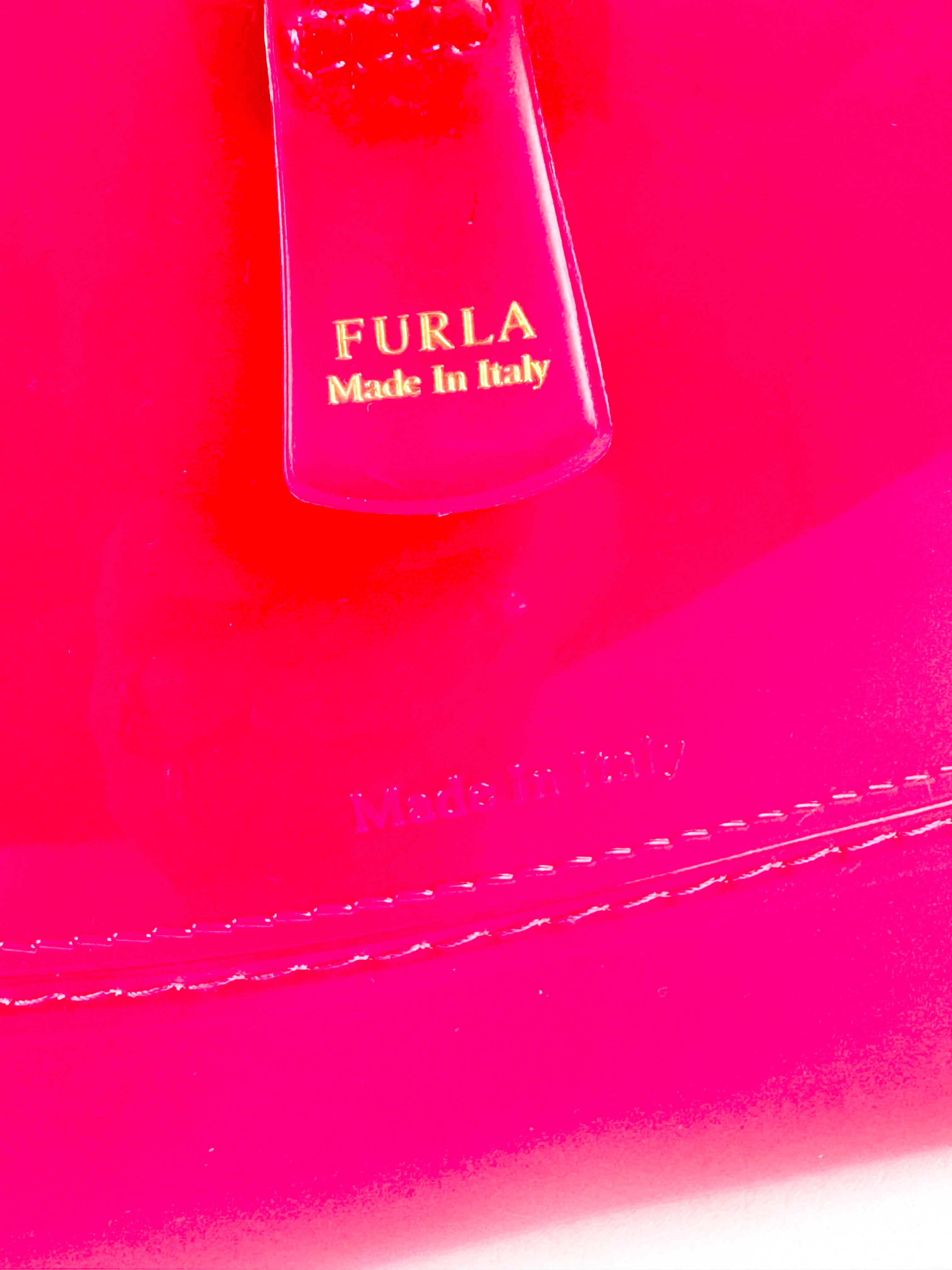 Furla Raspberry Candy Tote Bag
