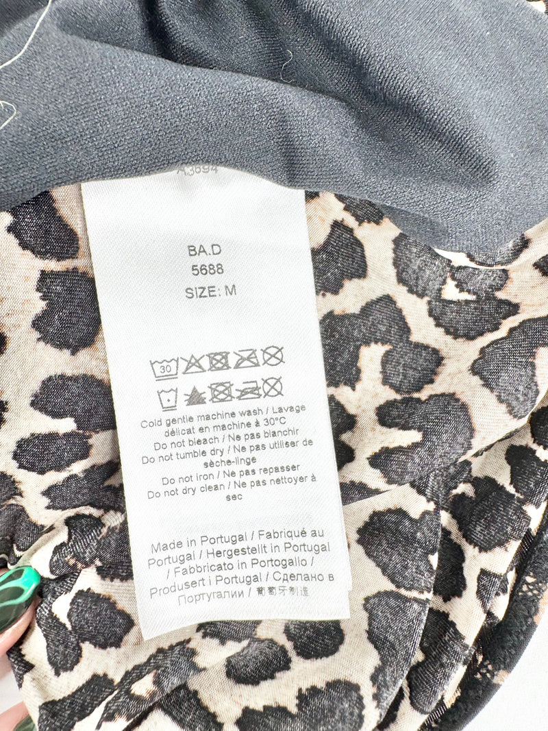 Ganni Leopard Print Bodysuit - AU10