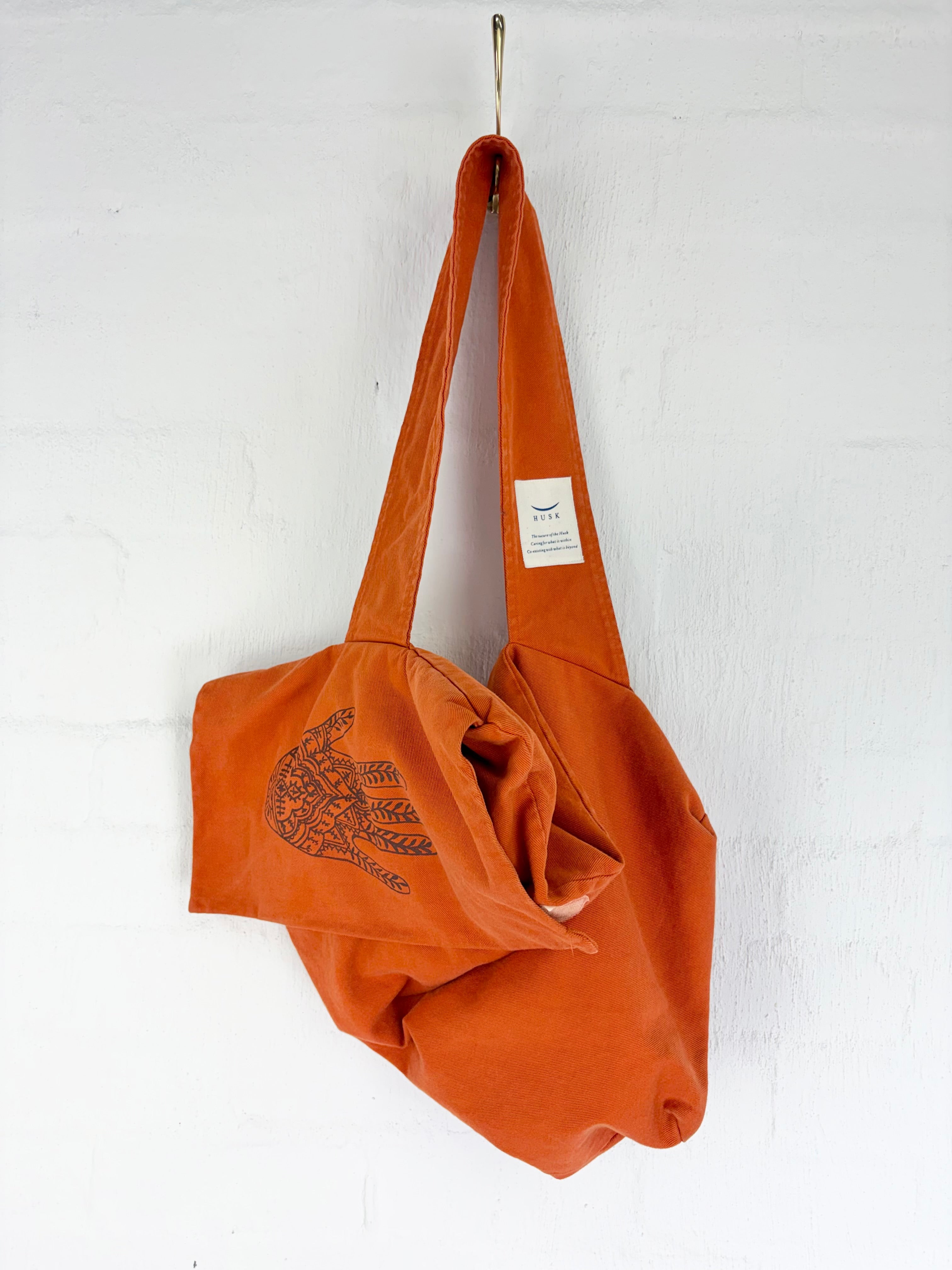 Husk Burnt Orange Sling Backpack
