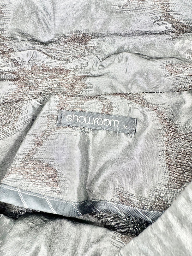 Showroom Cropped Brocade Jacket - AU12