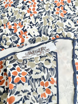 Vintage Jaeger London Microfloral Silk Scarf