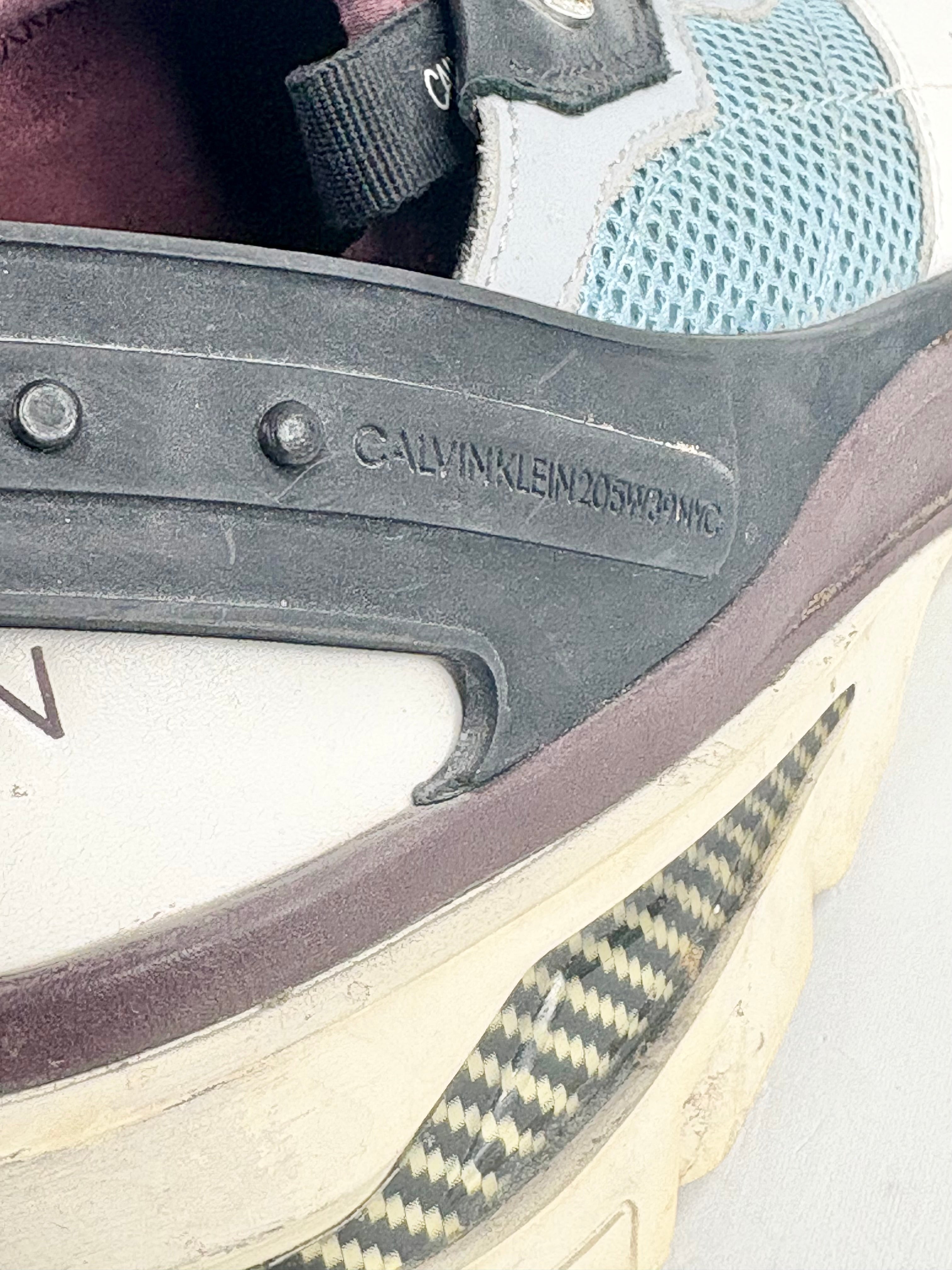 Calvin Klein 205W39NYC Multicolour 'Carlos' Mesh Sneakers - EU43.5