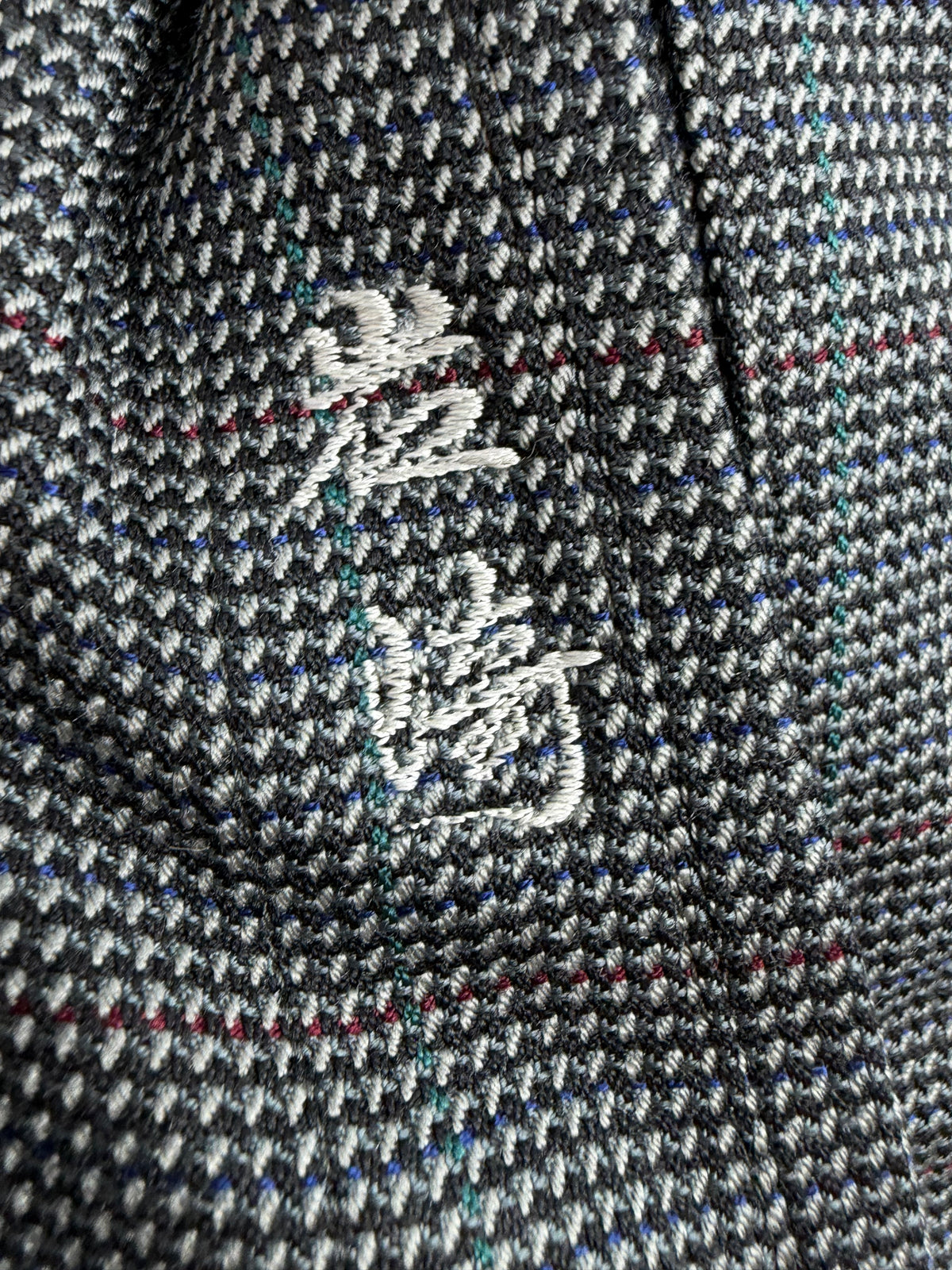 Vintage 90s Lanvin Grey Woven Coat - AU10/12