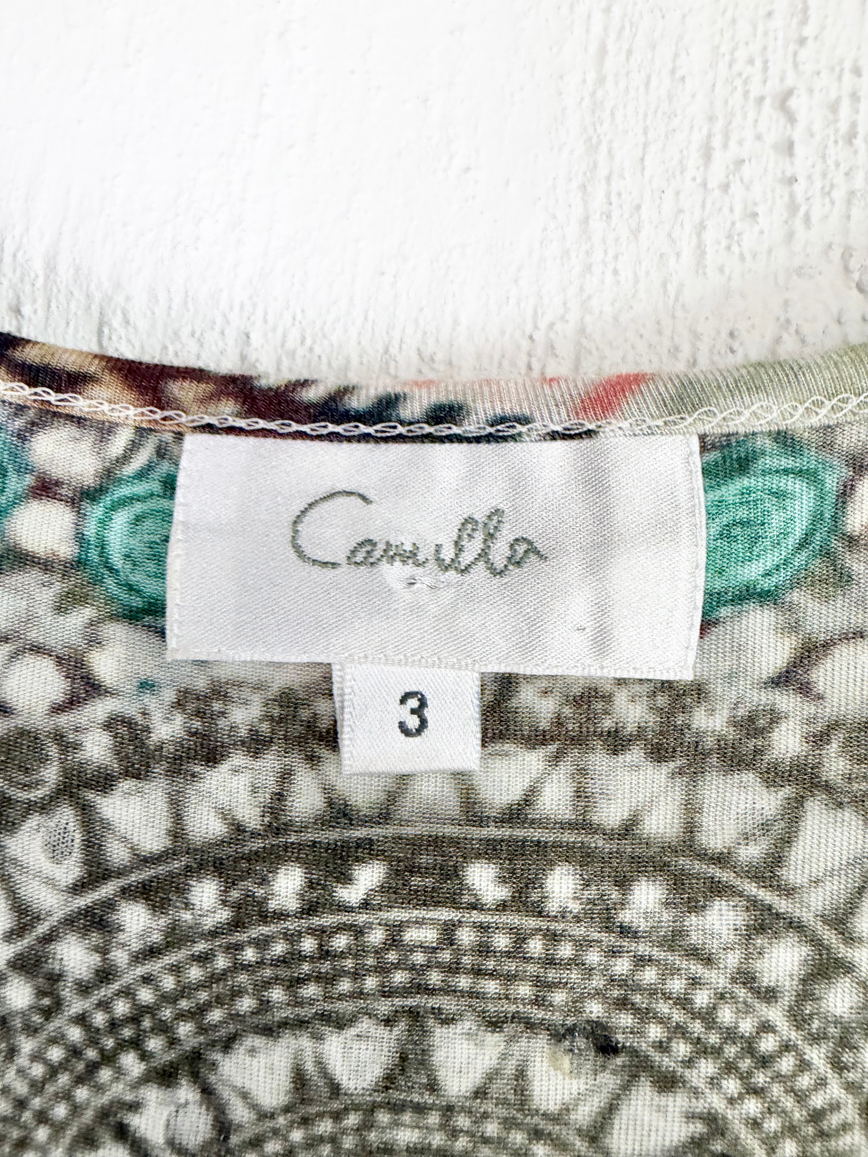 Camilla Kilim Odessey Crystal Embellished Jersey Fabric Dress - AU12