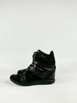 Y-3 Black Sukita Wedge Sneakers - EU39