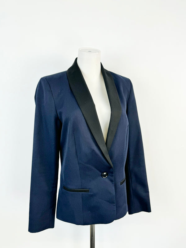 Helen Cherry Navy & Black Blazer - AU8