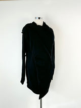 Alistair Trung Black Asymmetrical Cardigan - AU8/10