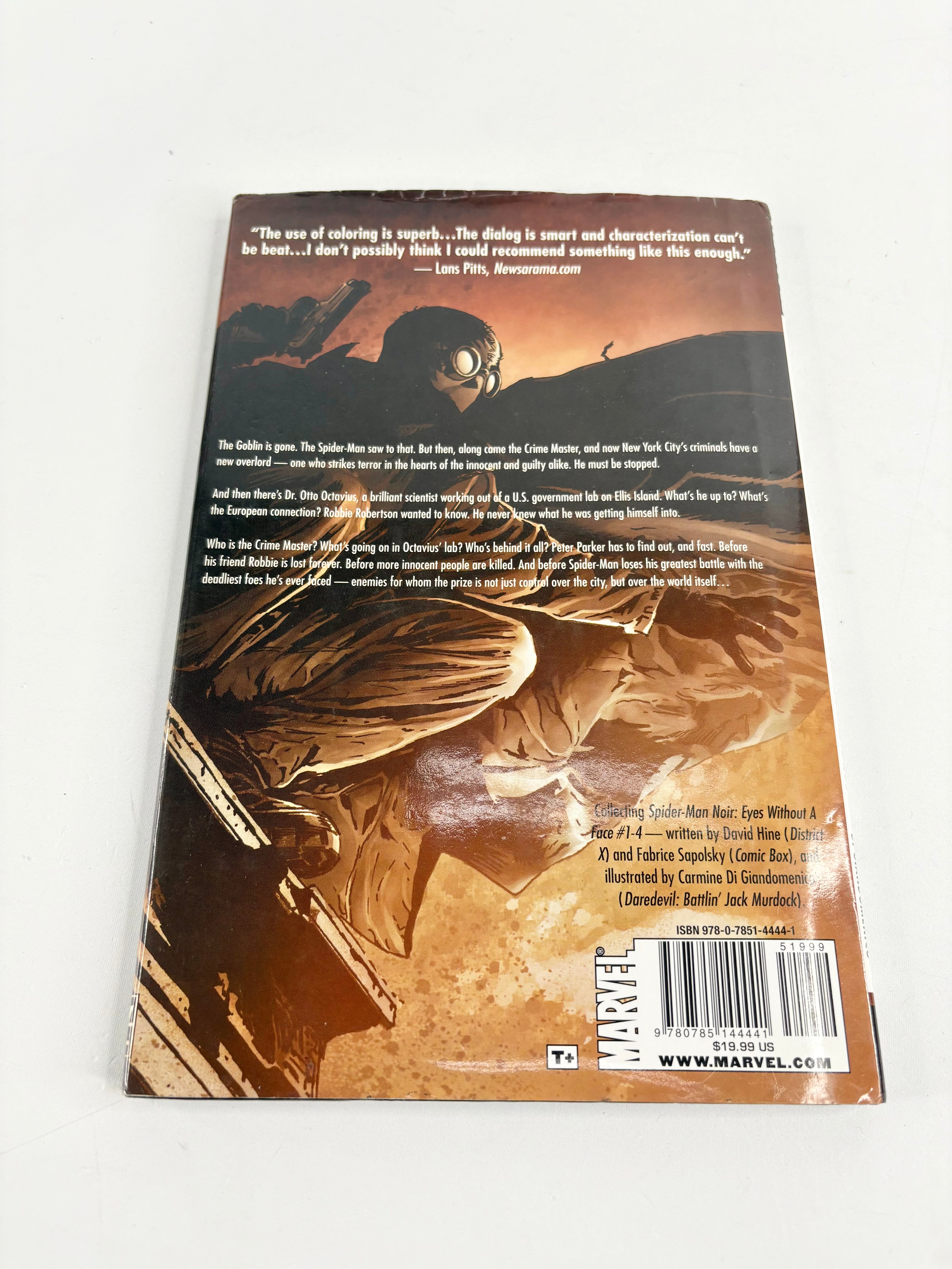 Spider-Man Noir: Eyes Without A Face - Hardback Comic