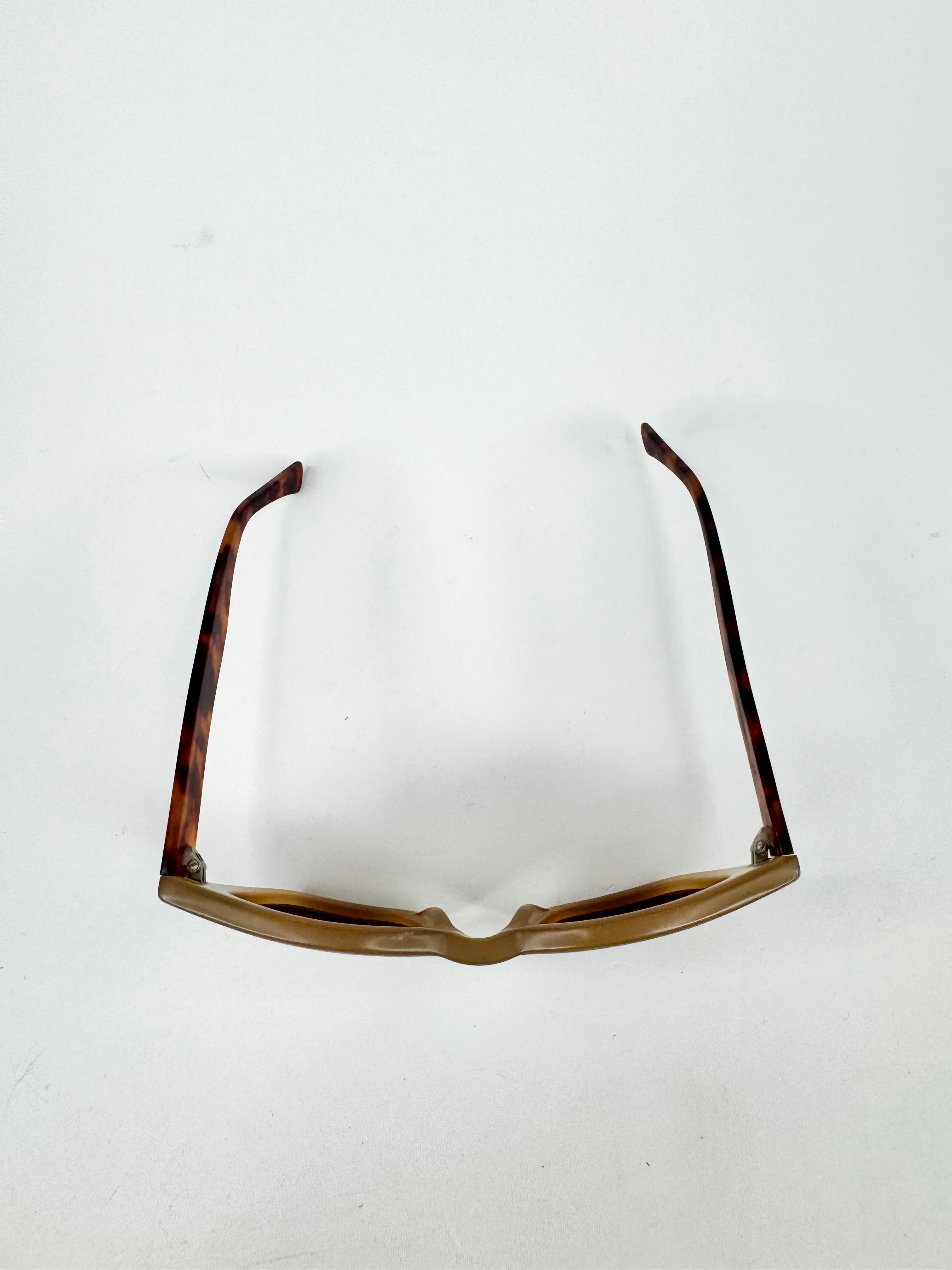 Square Frame Tortoiseshell & Yellow Sunglasses