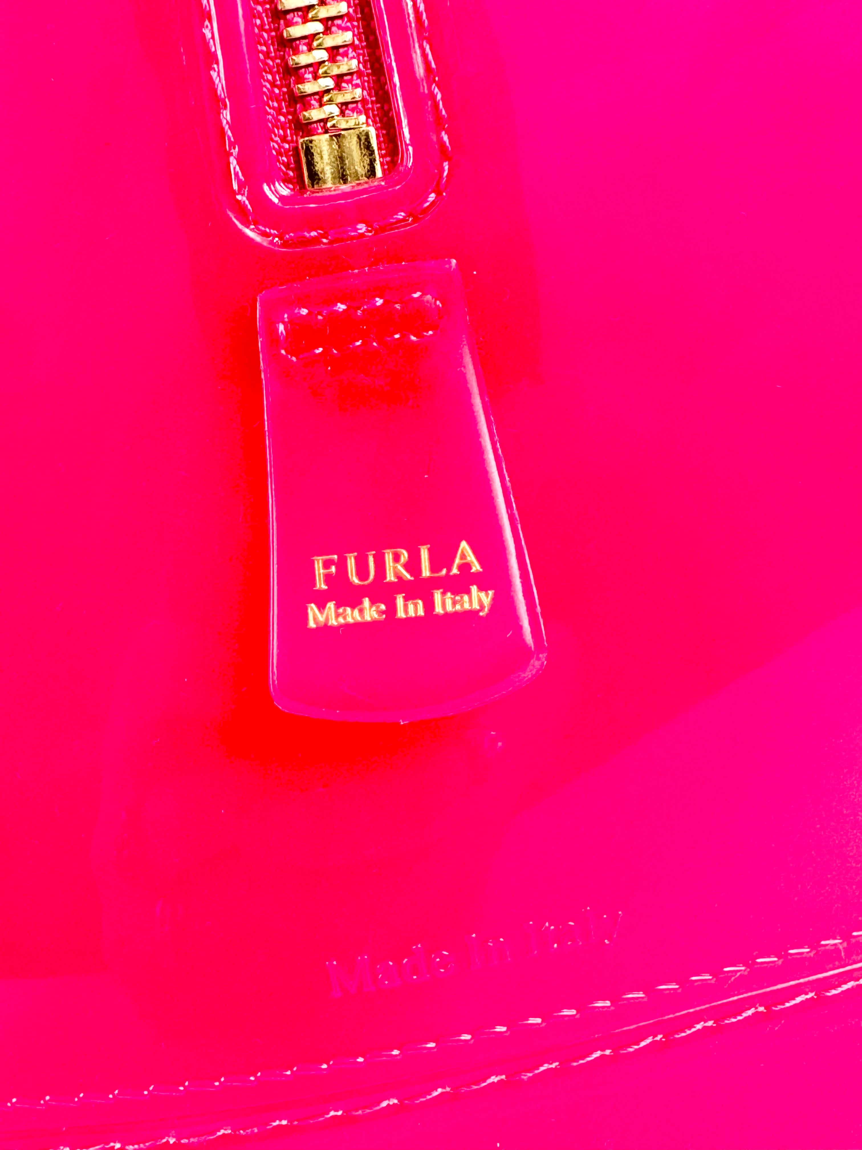 Furla Raspberry Candy Tote Bag