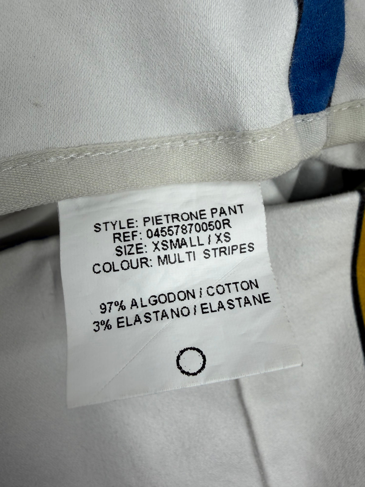 Silvia Tcherassi White Retro Striped Flared Culottes - AU6/8