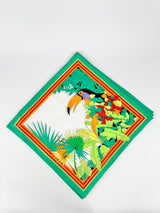 Jim Thompson Cotton Parrot Patterned Handkerchiefs