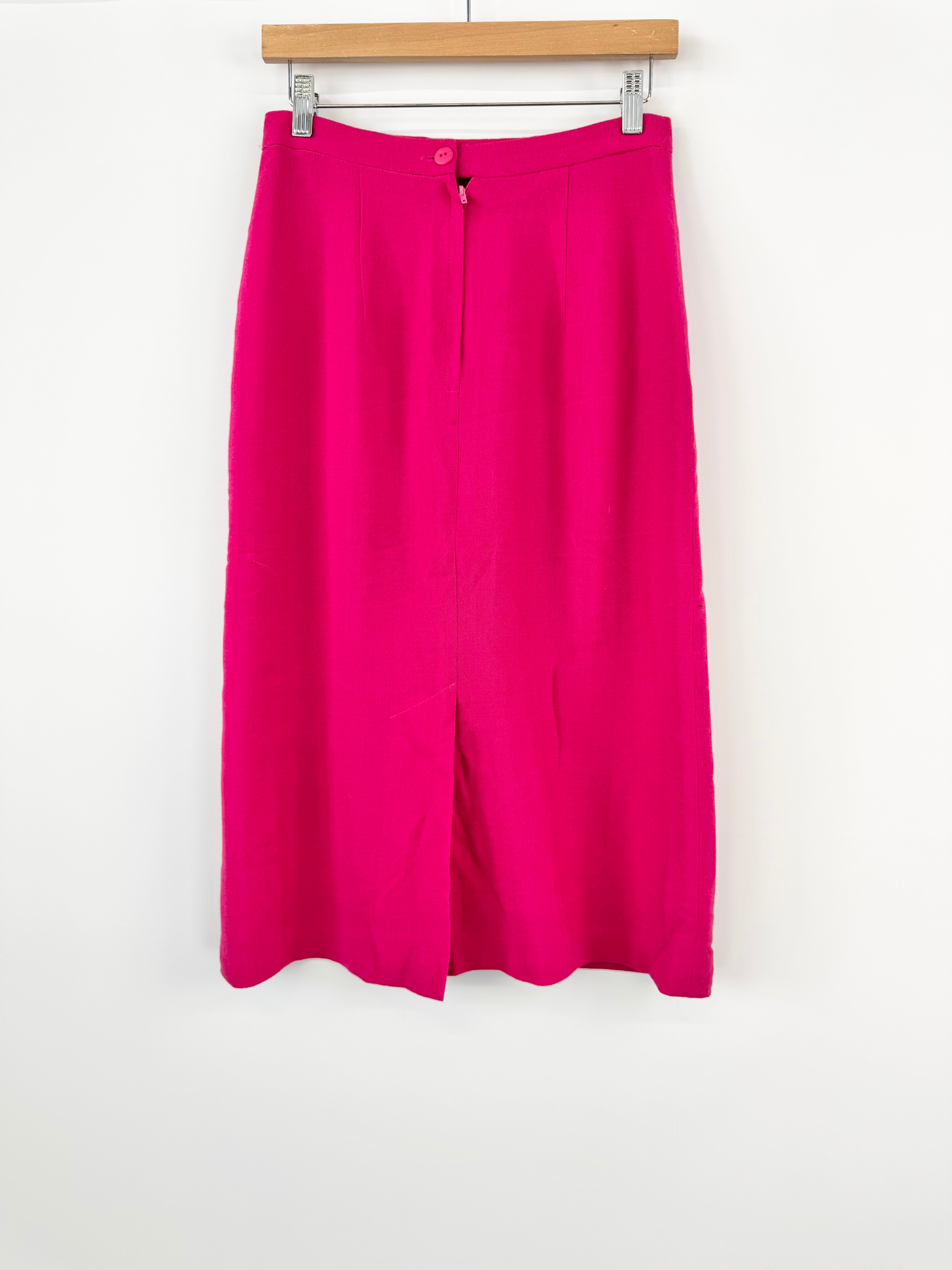 Flirt Hot Pink Vintage Pencil Skirt - AU12