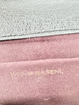 Vintage Yves Saint Laurent Black Chyc Clutch
