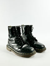 Vintage Dr. Marten 1460 Black English Made Boots - 4