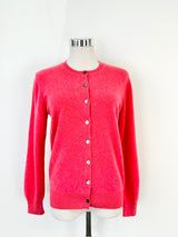 Hunter's Cerise Pink Cashmere Cardigan - AU10