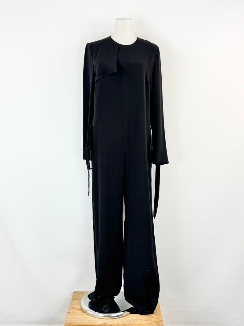 Max Mara Black Long Sleeve Jumpsuit - AU10