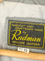 Vintage Radman Slate Leather Jacket - AU12/14