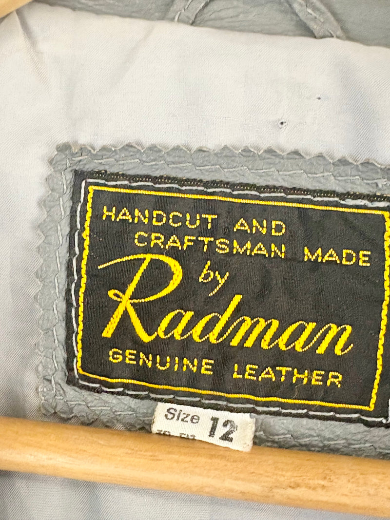 Vintage Radman Slate Leather Jacket - AU12/14