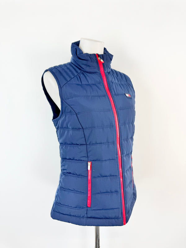 Tommy Hilfiger Navy Blue Puffer Vest - S