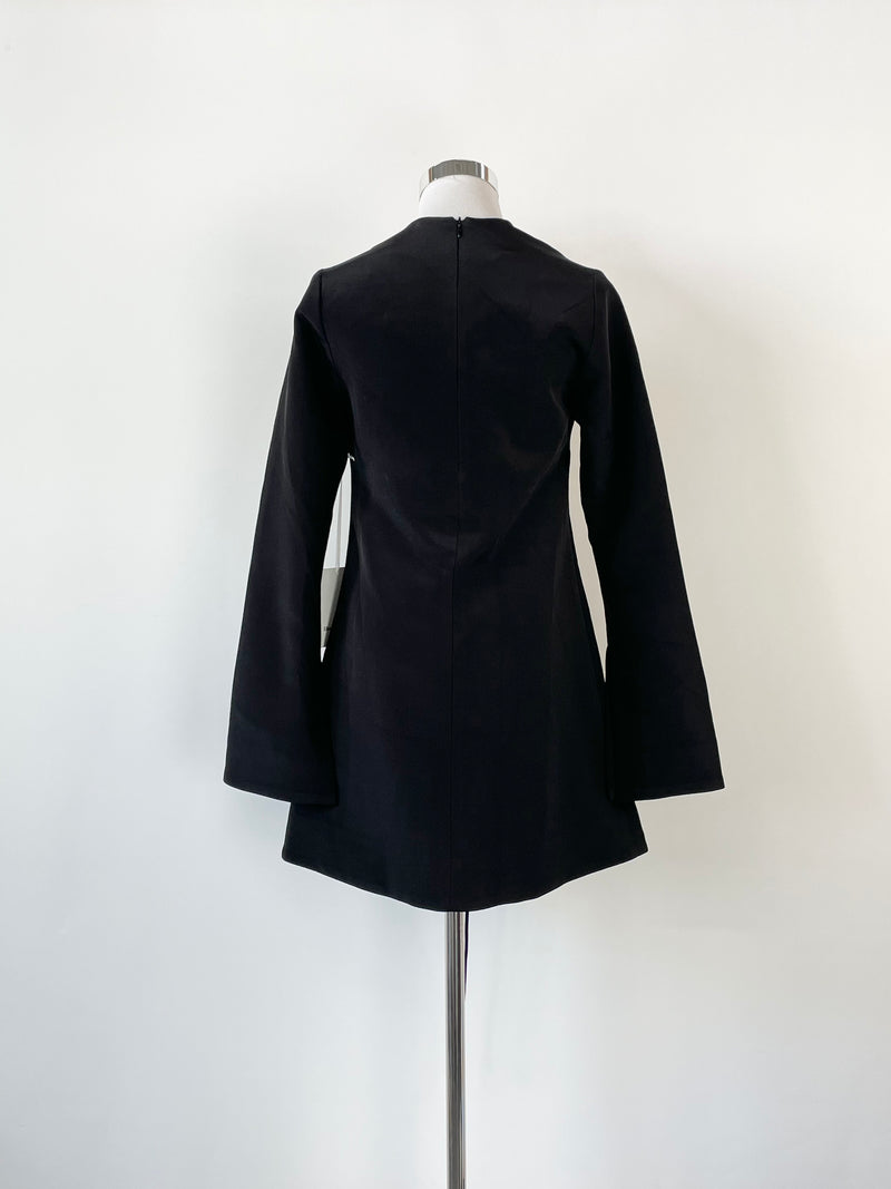 Elissa McGowan Black Silk 'The Light' Mini Dress - AU6