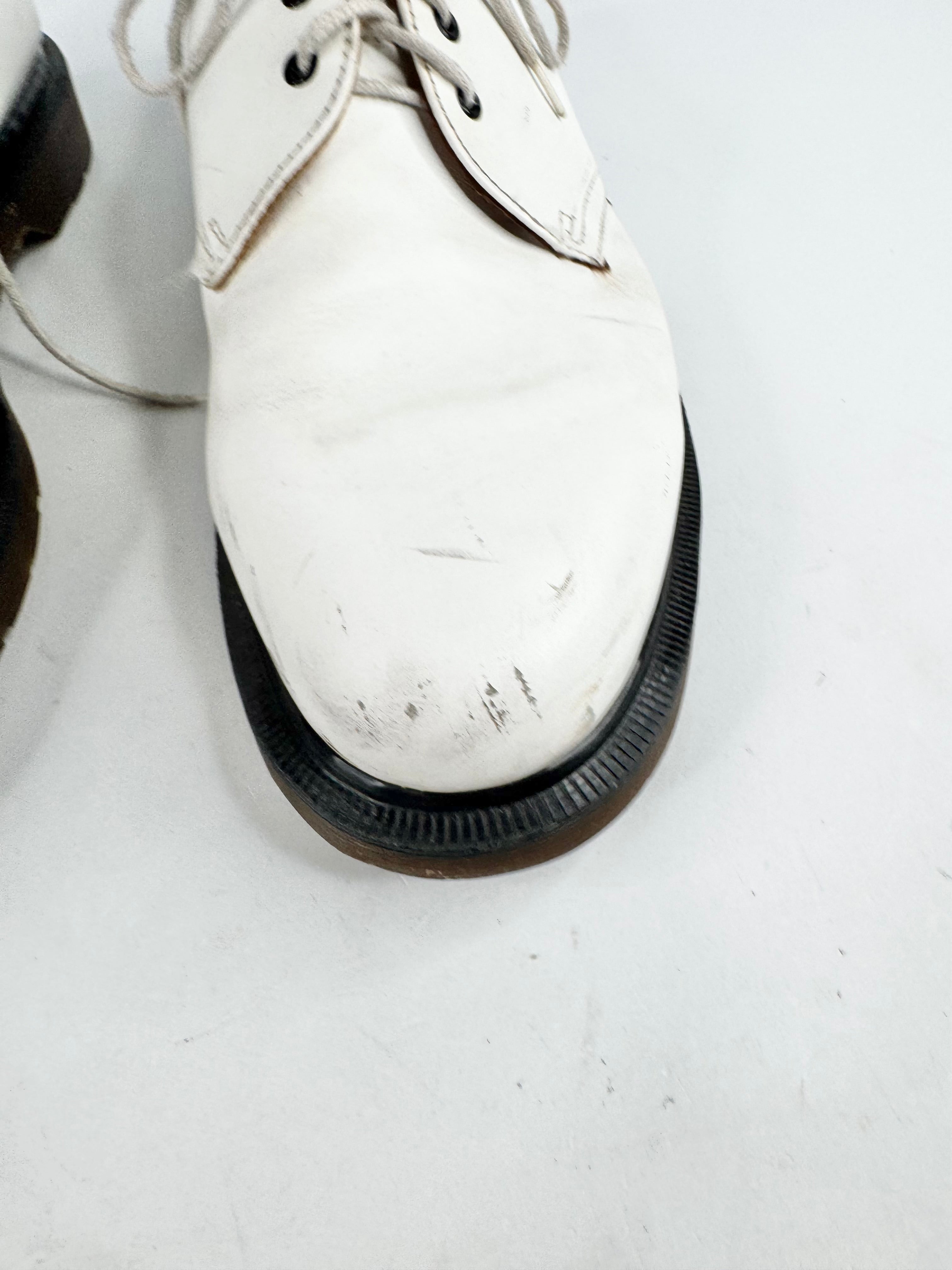 Dr. Martens 1461 White Smooth Leather Shoes - EU42