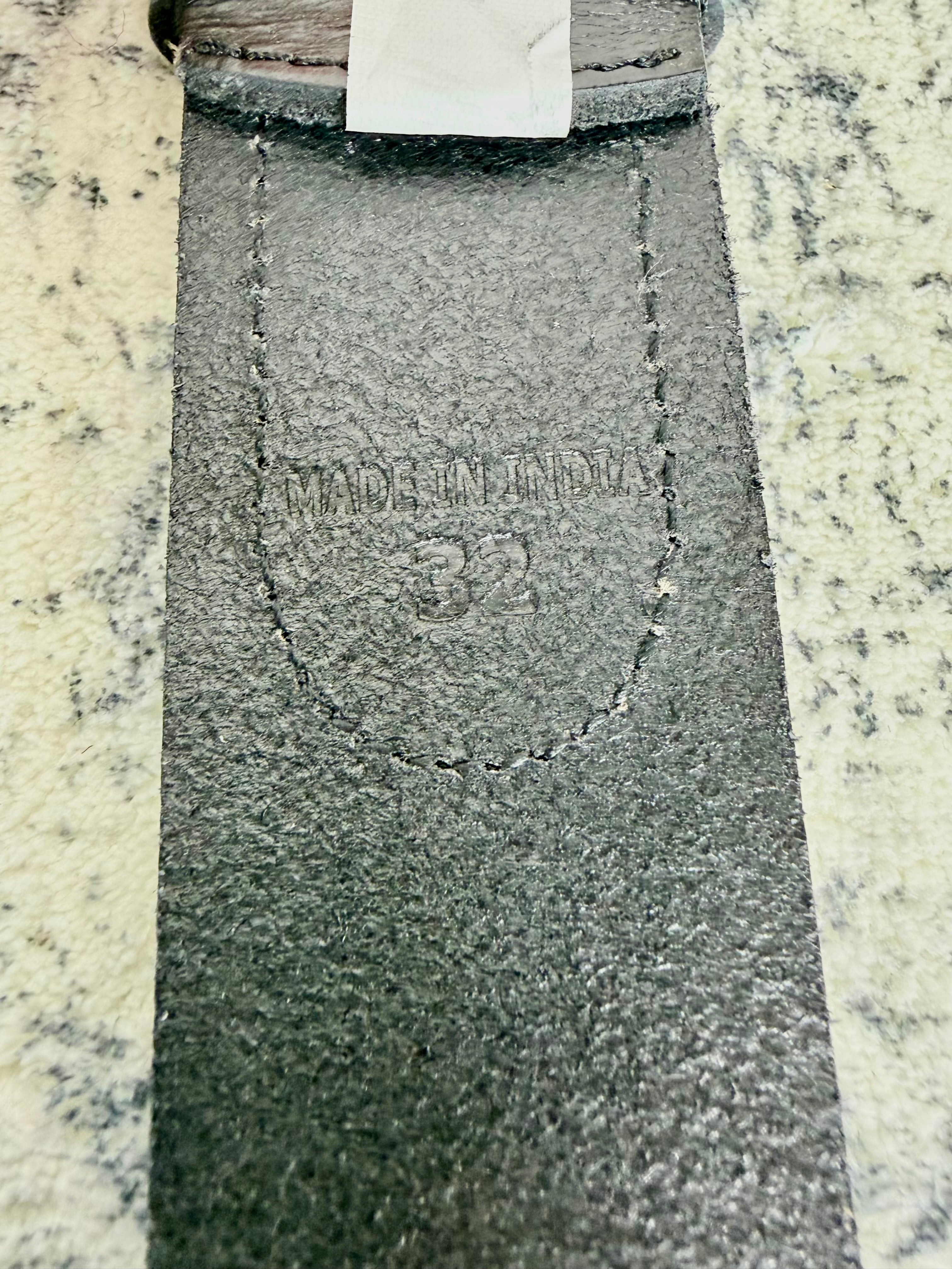 Polo by Ralph Lauren Black Leather Belt - 32