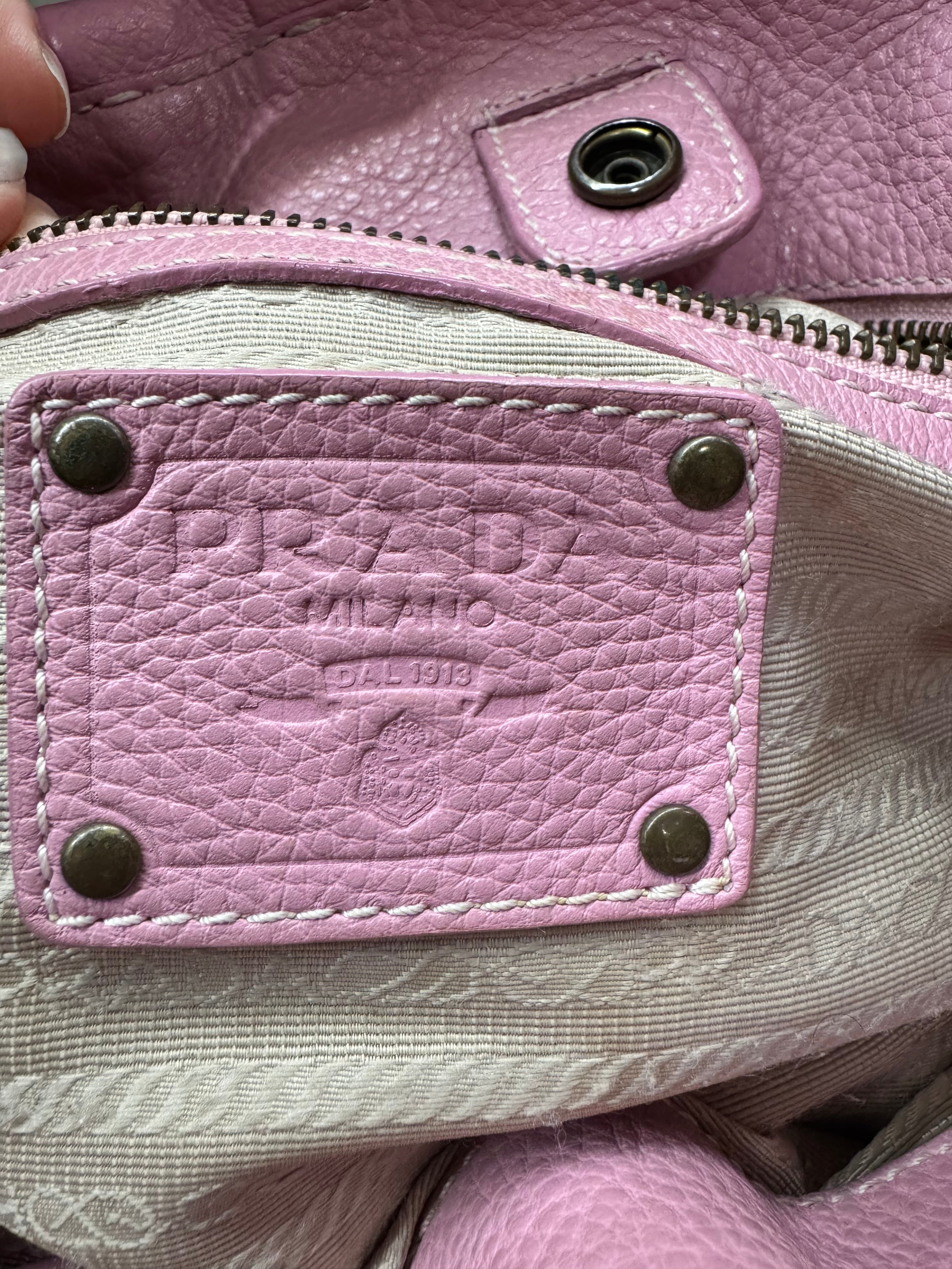 Prada Blossom Pink Hobo Bag