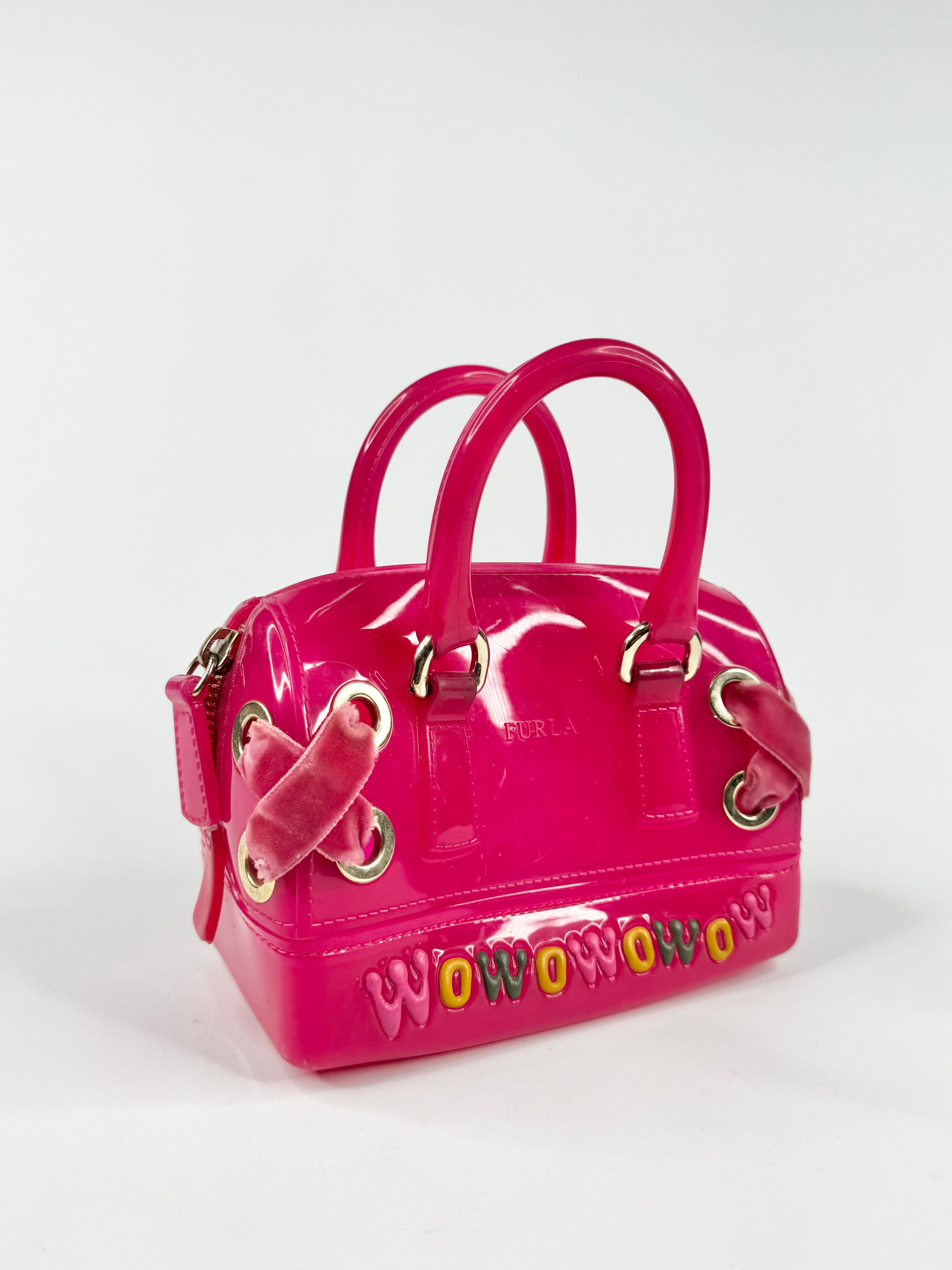 Furla Hot Pink 'Candy' Mini Satchel