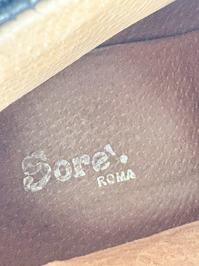 Soré Roma Black Leather Platypus-Toe Dress Shoes - EU46