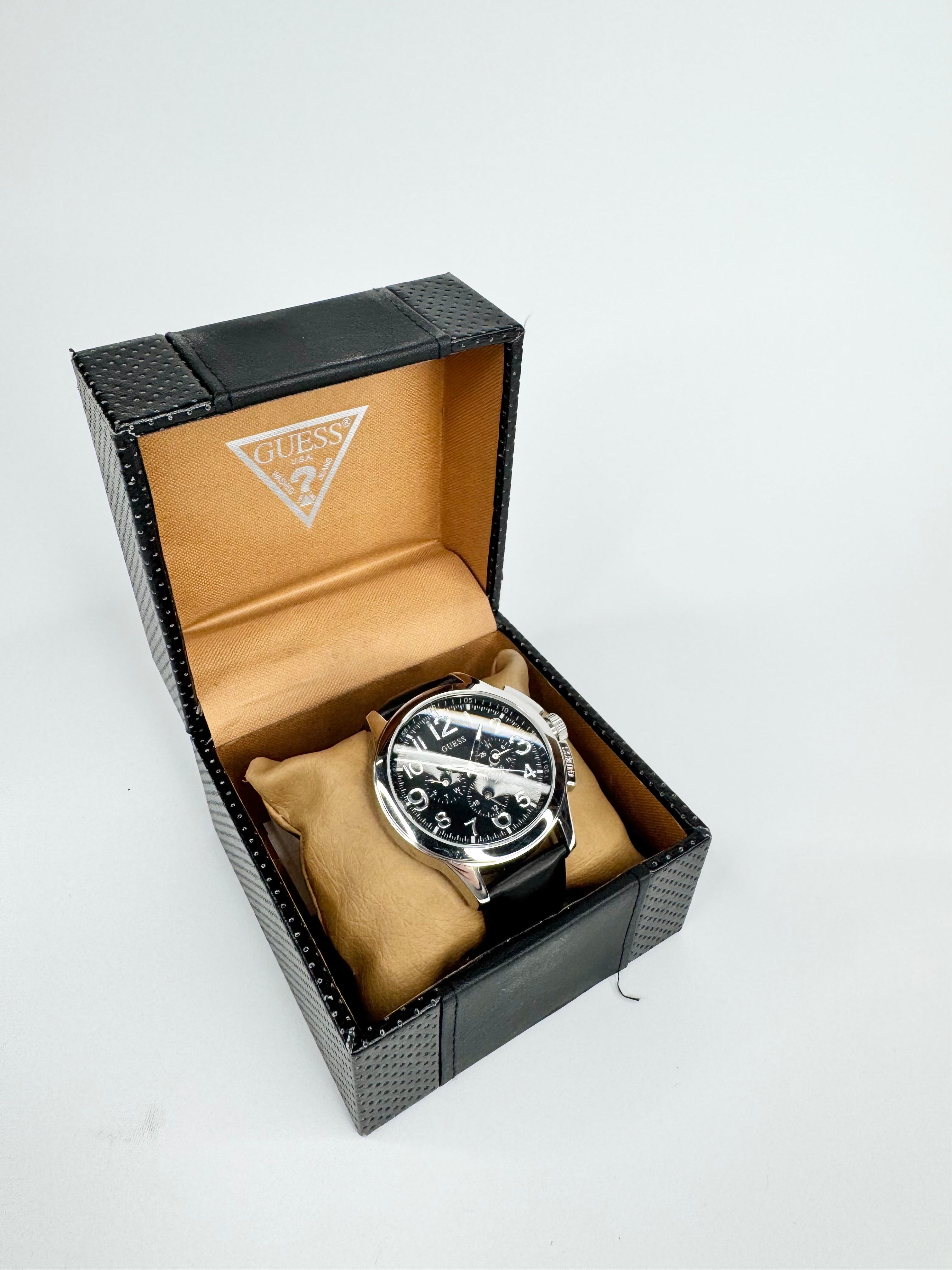 Guess Black 'Journey' Watch