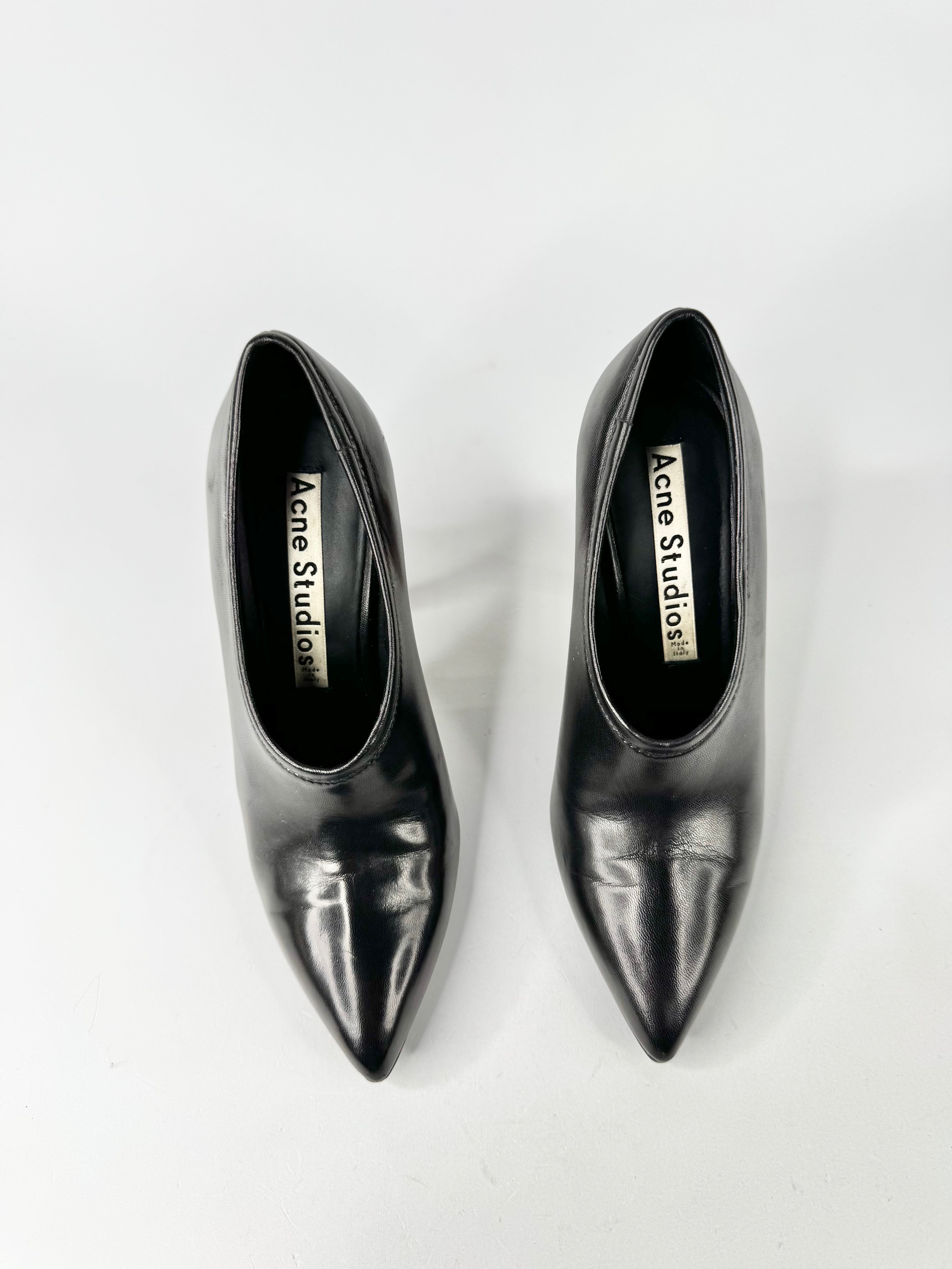Acne Studios Black & Orange 'Jonelle' Pumps - EU35.5