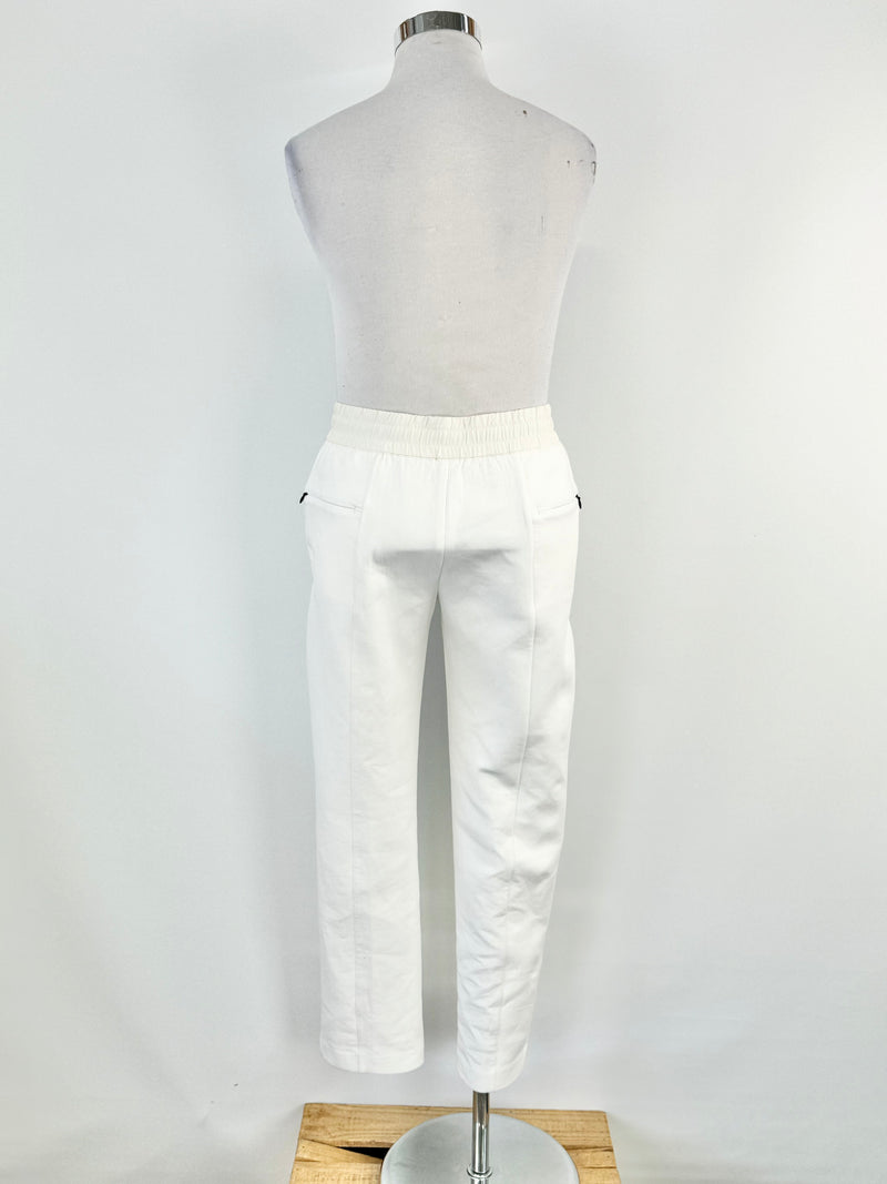 Emporio Armani White Padded Tracksuit Pants - M