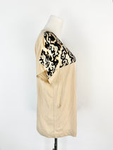Dries van Noten Biege Spliced T-Shirt - AU6/8