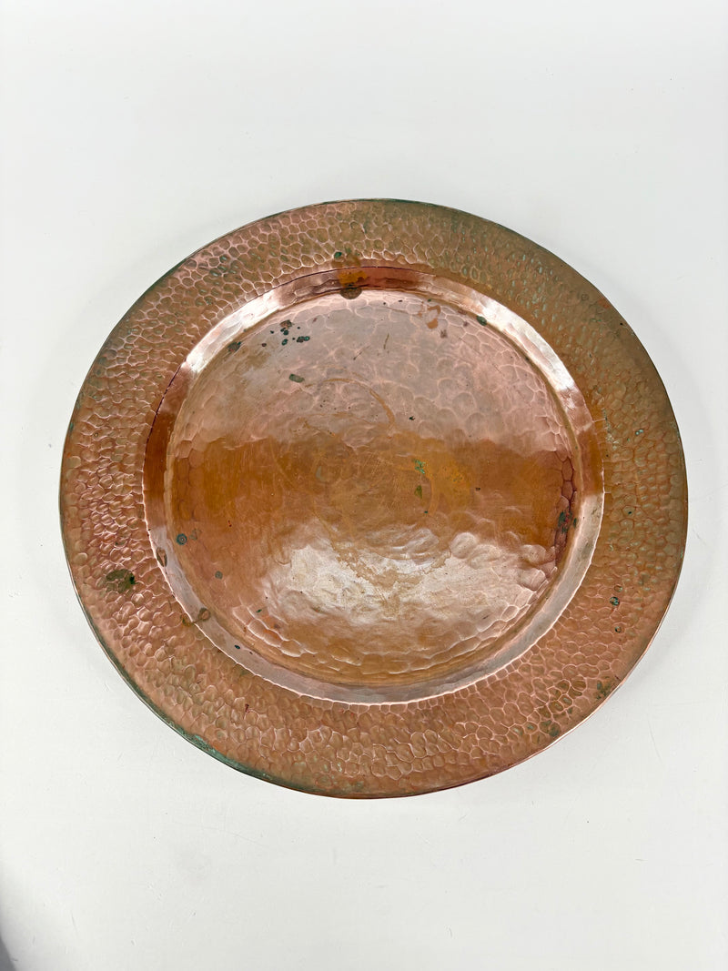 Set of 8 Copper Dinner Plates