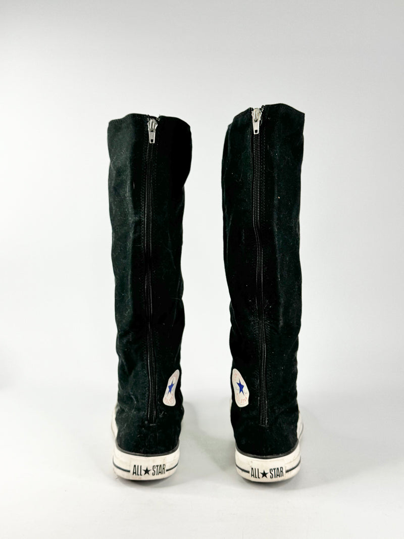 Converse Chuck Taylor Knee High Black Lace Ups - EU42.5/UK9