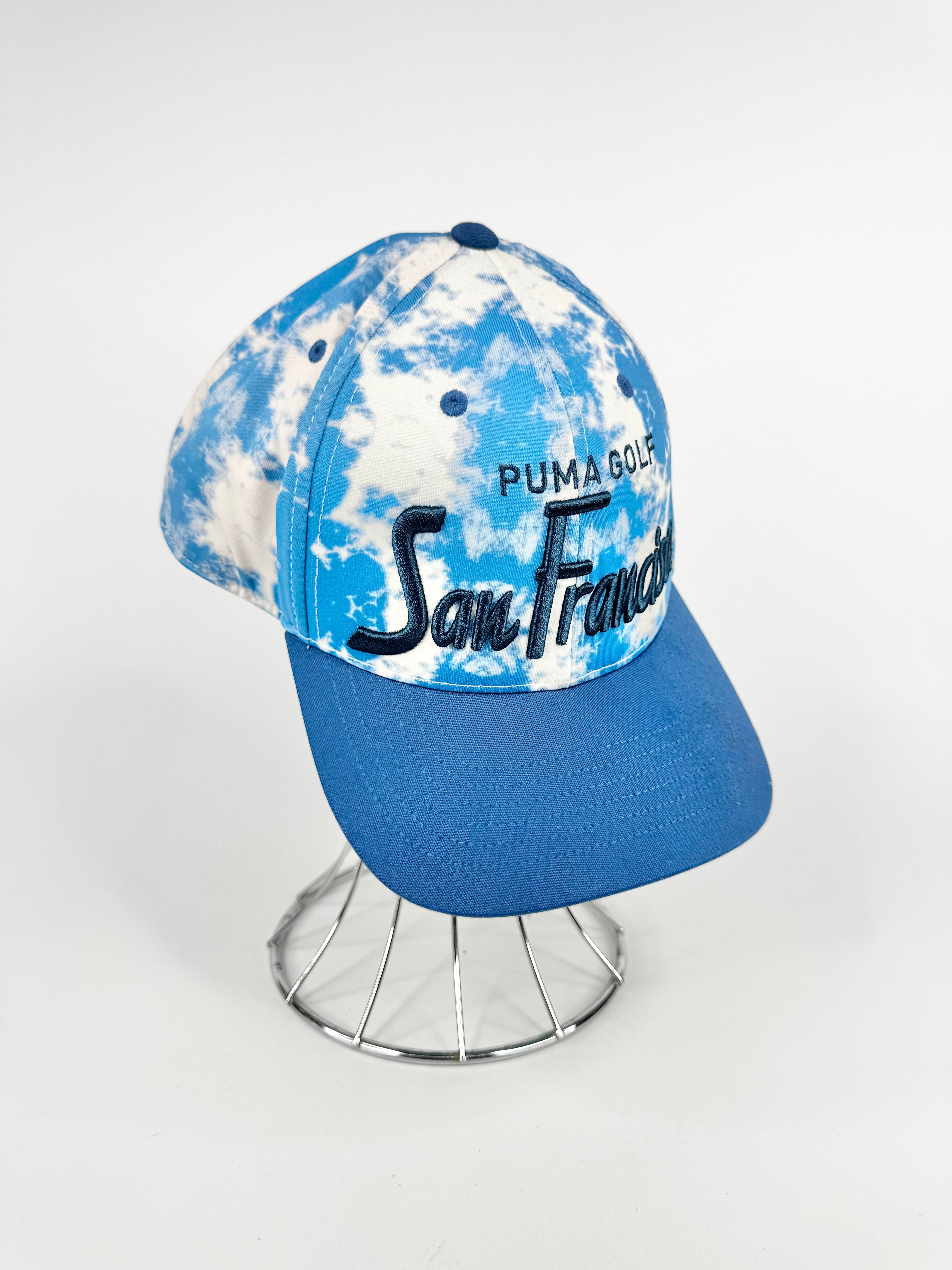 Puma Golf Blue & White San Francisco Trucker Hat