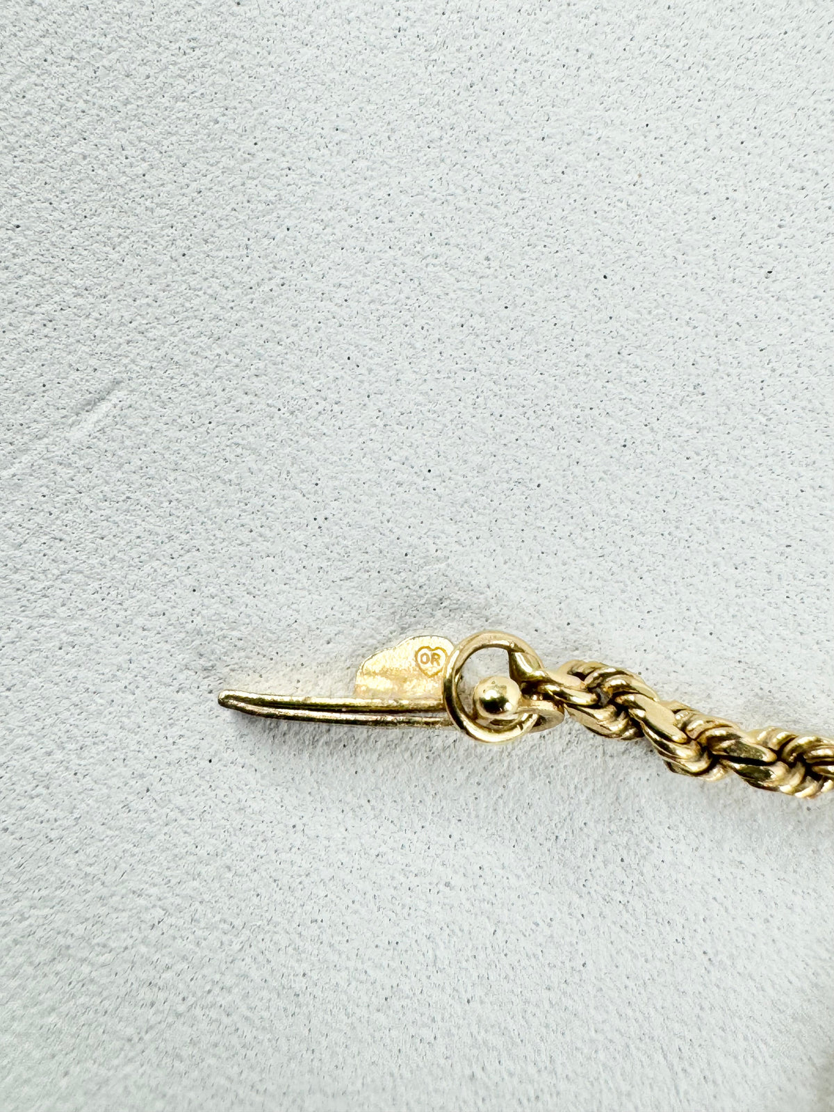 14ct Gold Rope Chain Bracelet