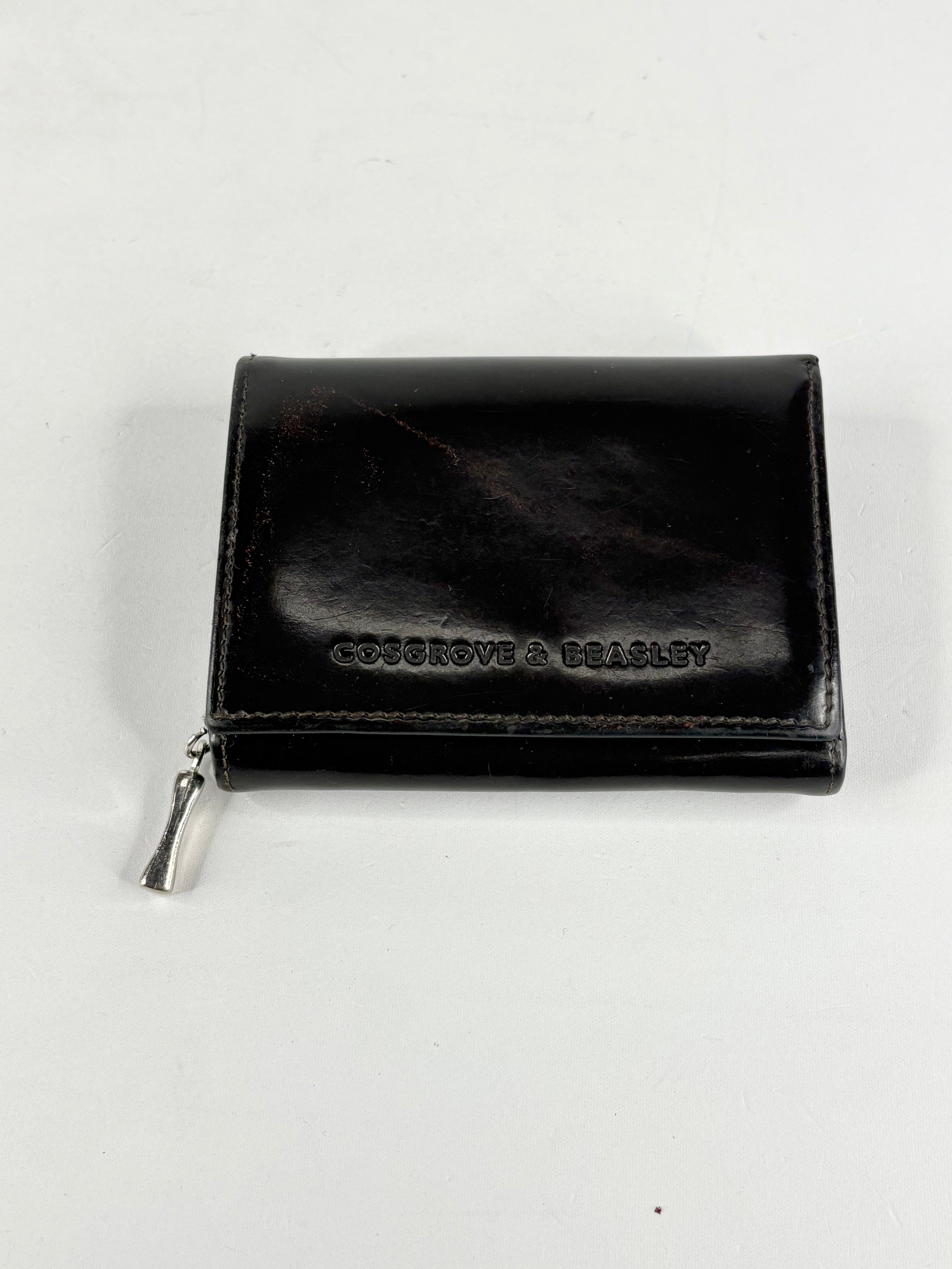 Cosgrove & Beasley Dark Brown Leather Coin Purse
