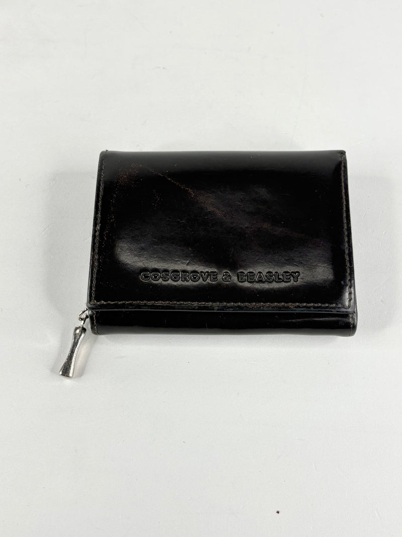 Cosgrove & Beasley Dark Brown Leather Coin Purse