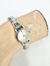 Vintage 1970s Silver Tone Tissot Watch