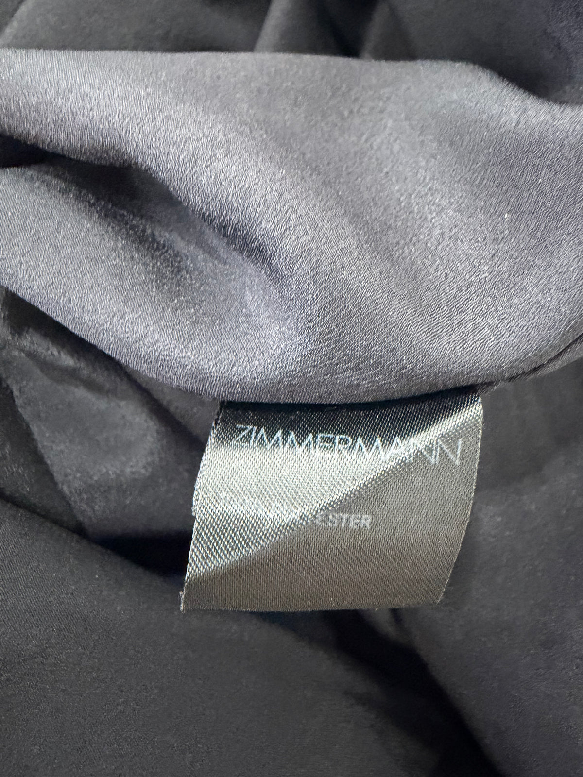 Zimmermann Black Gathered Cocktail Dress - AU6/8