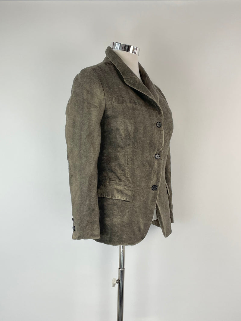 Rundholz Dip Umber Wool Blend Blazer AU12/14