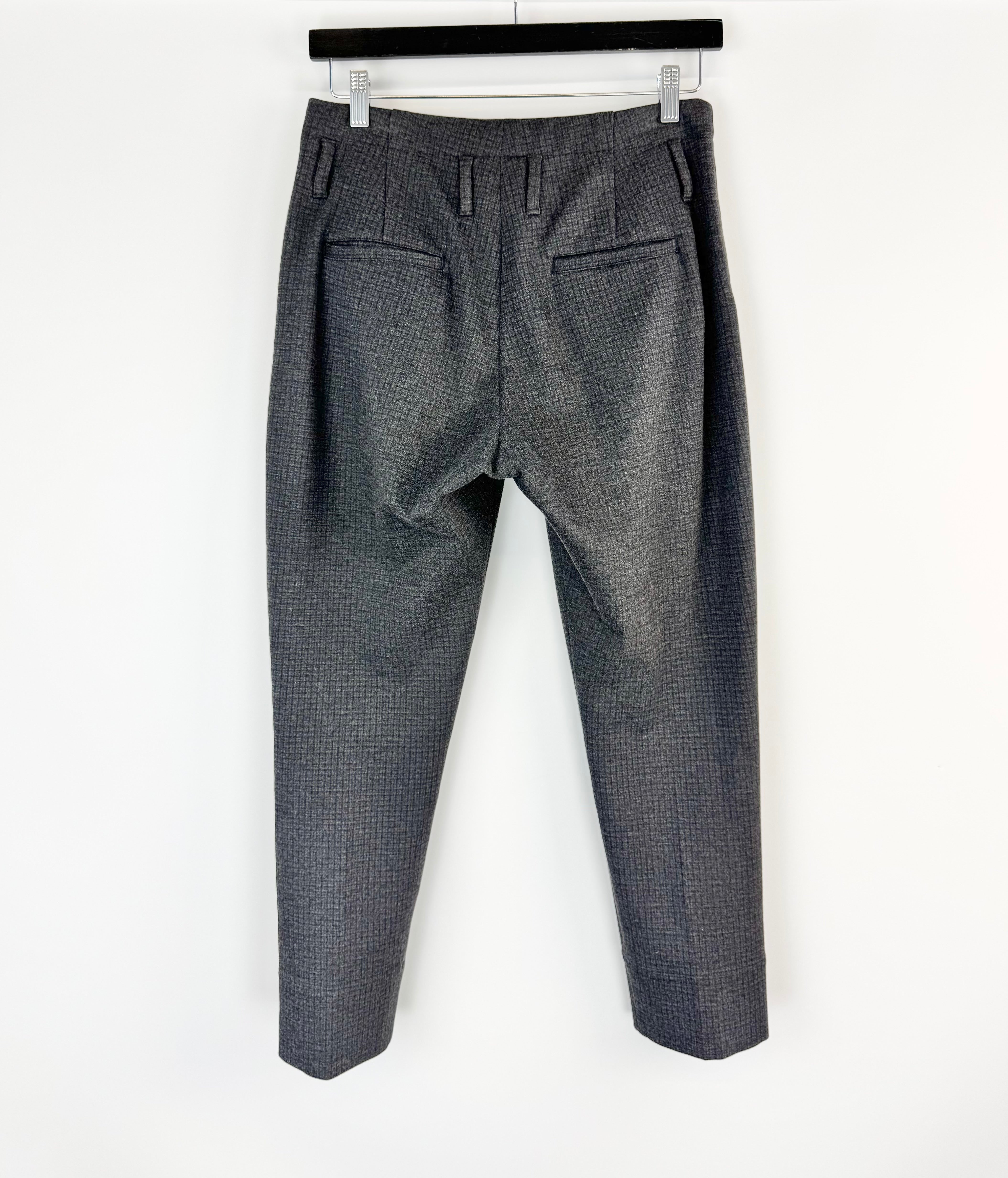 Hope Stockholm Grey Grid Pattern Slacks - 34