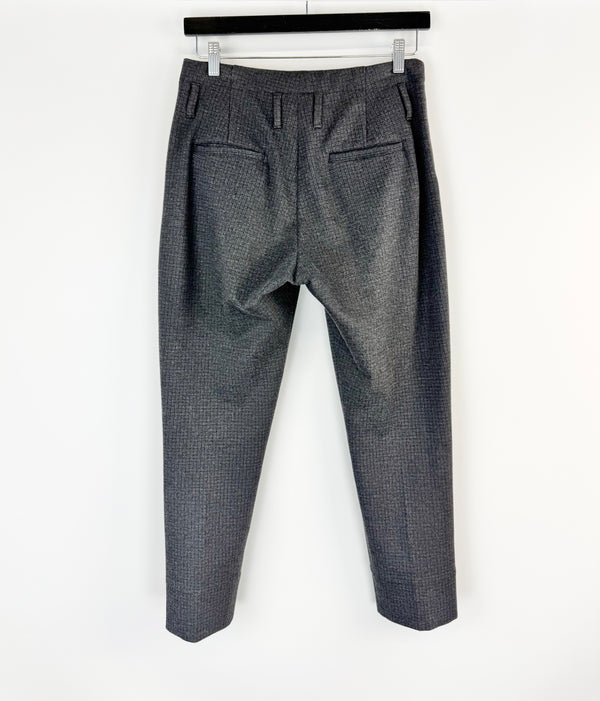 Hope Stockholm Grey Grid Pattern Slacks - 34